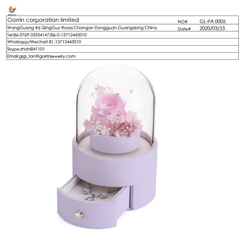 GL-PA0005 Gift box with flower